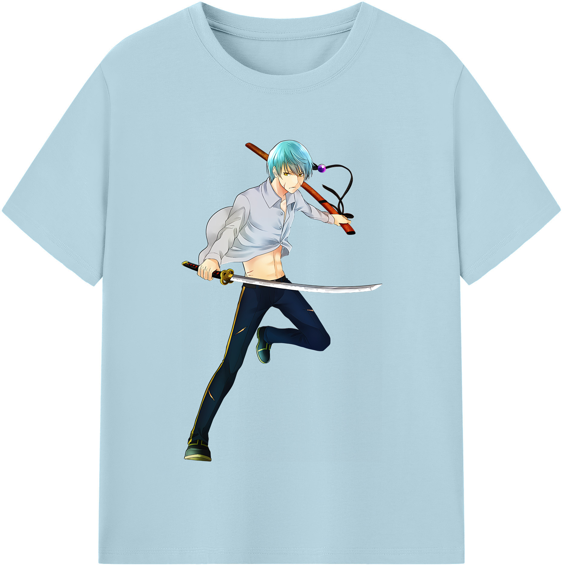 （画像用） 刀剣乱舞 Touken Ranbu 綿100％半袖Tシャツ（フロントプリント）